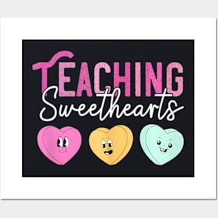 Teaching Sweethearts Teachers Valentines Day Posters and Art